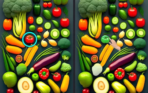 Find the differences vegetable