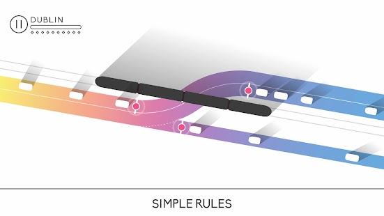 Traffix : Capture d'écran du simulateur de trafic