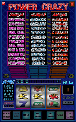 Android application Power Crazy Fruit Machine Slot screenshort