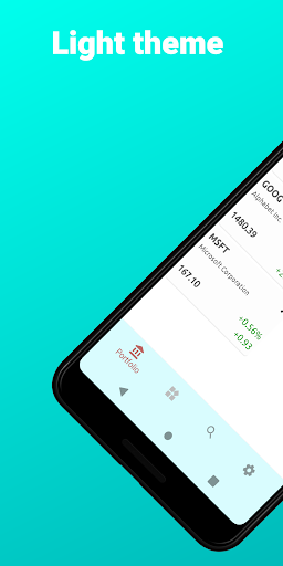 Stocks Widget (open source) Screen 2