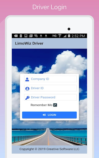 Android application LimoWiz Driver App (LWD) screenshort