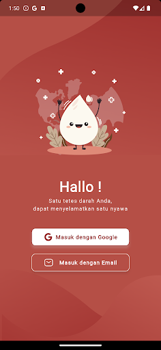 Android application DonorGO screenshort