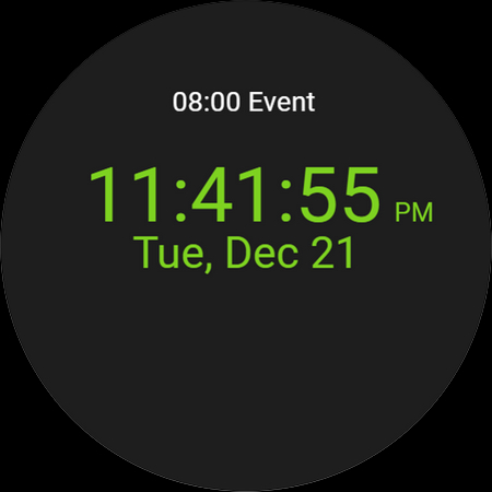 Android application DIY WatchFace screenshort