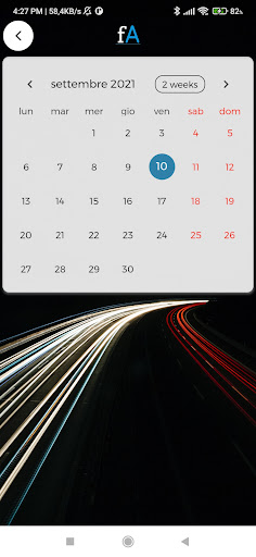 Android application FiberApp screenshort