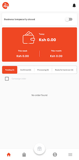 Android application Kwirel Business Manager screenshort