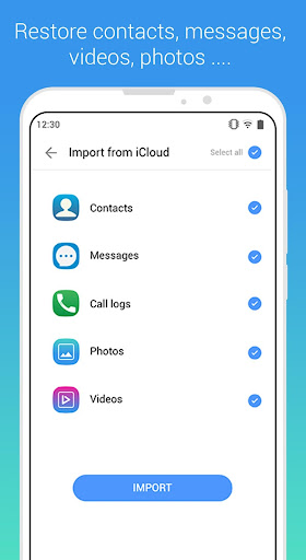 Vsmart Data transfer Screen 2