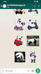 screenshot of Funny Panda Stickers WASticker