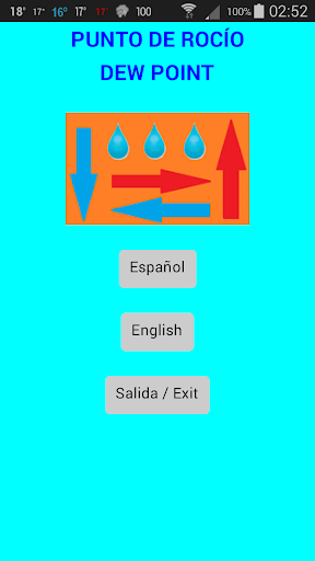 Android application Punto de rocio/bienestar/salud screenshort