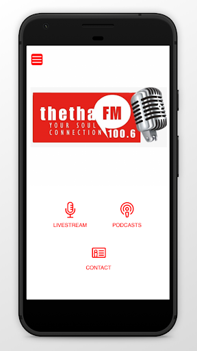 Android application Thetha FM 100.6 screenshort
