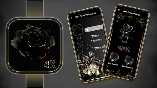 Download Flowers 4k Ultra Hd Dark Phone Wallpaper
