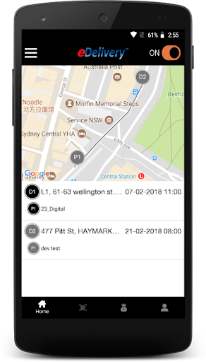 eDelivery Driver Screen 2