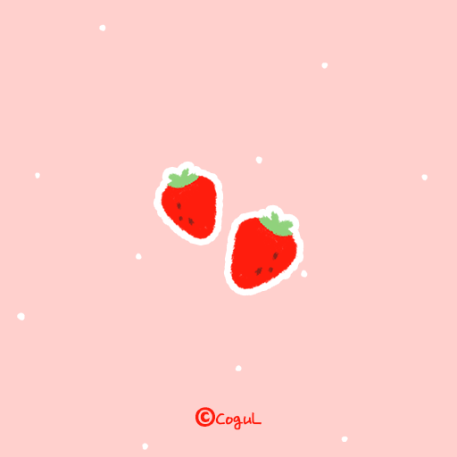 카카오톡 테마 - 심플베리베리_스트로베리 핑크 logo