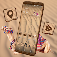 Desert Sand Waves Launcher Theme