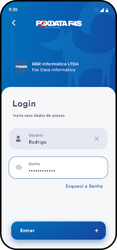 Android application F4S - Foxdata Sistemas screenshort