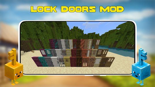 ล็อคประตู Mod สำหรับ MCPE