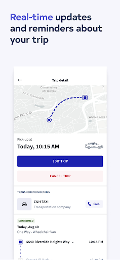 Roundtrip Health: Rider Screen 2