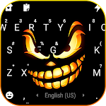 Cover Image of Download Creepy Smile Face Keyboard Bac  APK