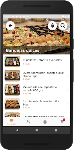 Bopan Catering Screen 2