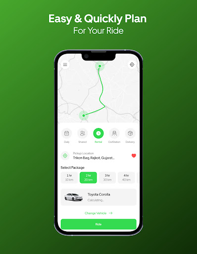 FreeSeaters Taxi Customer Screen 3