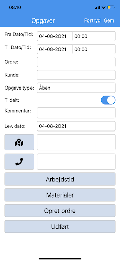 Uni-Soft Task Screen 3