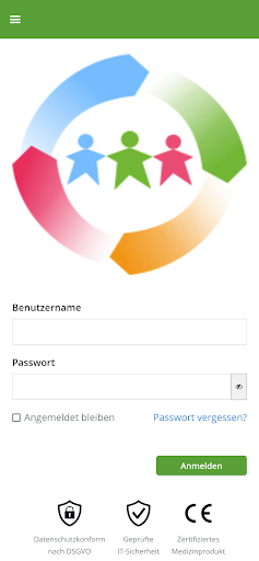 Android application Koordinierungsbüro Gesundheit screenshort