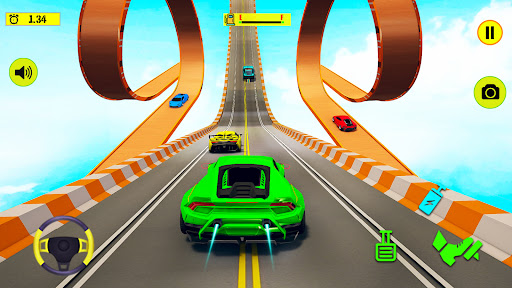 Android application GT Car Stunt: Car racing Games screenshort