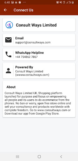 Consult Ways Limited Screen 3