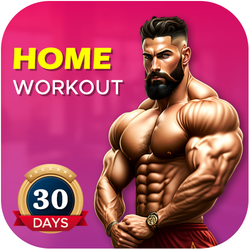 Home workouts fitness coach logo