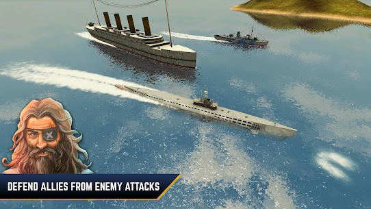 Enemy Waters : Submarine and Warship battles For PC installation