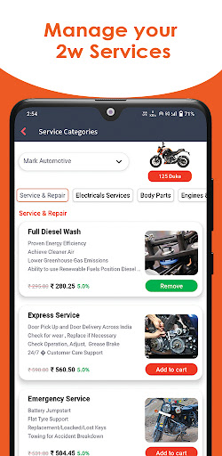 Smart Garage- Car/Bike Service Screenshot 3 - AppWisp.com