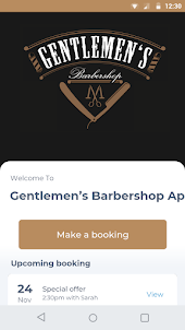 Gentlemen’s Barbershop App