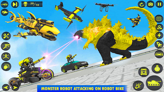 Imágen 14 Army Tank Robot Car Games: android