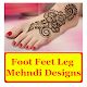 Foot Feet Leg Mehndi Designs Laai af op Windows
