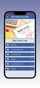 Bad Credit Loan Guide