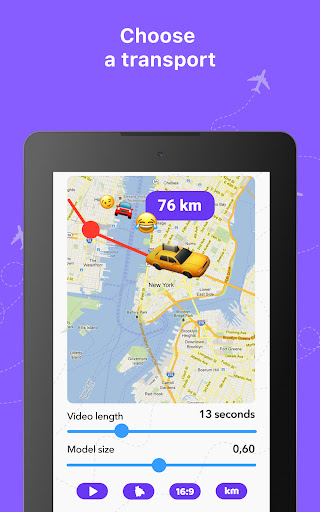 Screenshot of Travel Map, Journey Boast