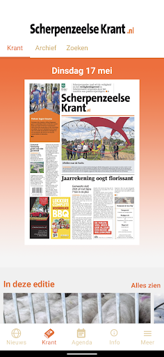 Android application Scherpenzeelse Krant screenshort