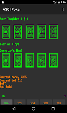 ASCIIPoker - Screenshot 4