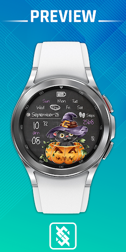 Android application BFF31- Halloween Cat & Pumpkin screenshort