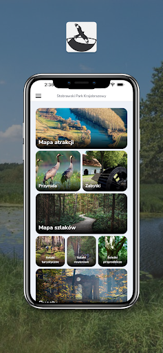 Android application Stobrawski Park Krajobrazowy screenshort