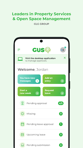 Android application GUS screenshort