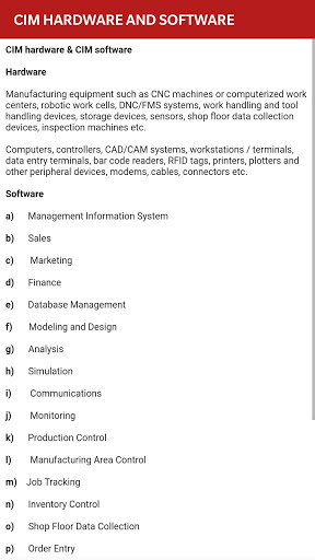Computer Aided Manufacturing Screenshot
