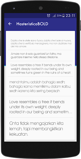 Round fonts for FlipFont Screen 2