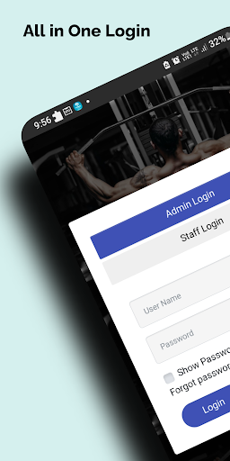 Android application Fitness Board - Admin screenshort