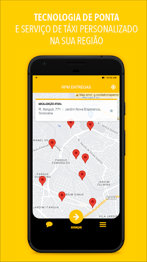 Android application RPM Entregas screenshort