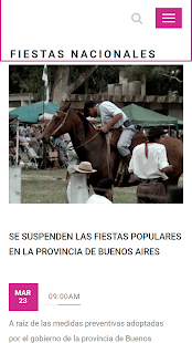 Fiestas nacionales, Provincial Screenshot