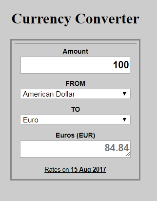 Currency Converter