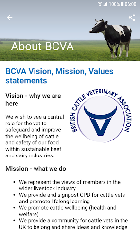 British Cattle Vet Association Screen 3