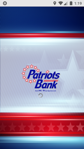 Android application Patriots Bank Business screenshort