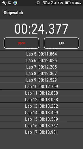 Stopwatch Screenshot 3 - AppWisp.com