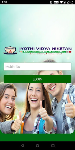 Android application Jyothi Vidya Niketan School screenshort